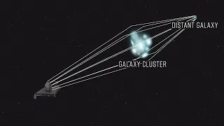 How are Distant Galaxies Magnified Through Gravitational Lensing?