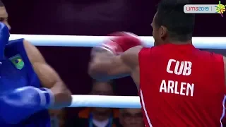 Finals (75kg) LÓPEZ Arlen (CUB) vs CARVALHO DA CONCEIC Hebert (BRA) PanAmerican Games Lima 2019