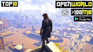 Top 10 OPEN WORLD Games Under 100 Mb For Android| High Graphics Offline Android Games 2022