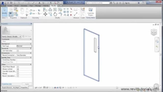 Revit Door Family tutorial #4 - Creating a Vision Door Panel