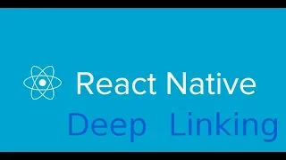 react-native Deep Linking tutorial