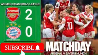 Arsenal vs. Bayern Munich (UEFA Women's Champions League 2022-23)_HIGHLIGHTS | #arsenal  | #bayern