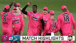 Classy Sixers surge to comprehensive win over Strikers | KFC BBL|10