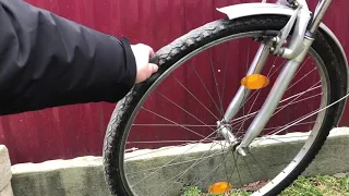 Как накачать колесо с ниппелем ?