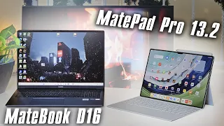 Huawei MatePad Pro и MateBook D16 (2024)