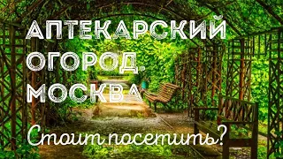 АПТЕКАРСКИЙ ОГОРОД МГУ. История и современность. Стоит ли посетить?