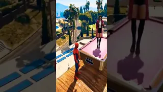 GTA 5 Epic Ragdolls | Spiderman Vs People 51 Jumps/fails #shorts