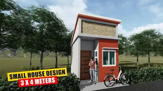 Small House Design 12 Sqm (3 x 4 Meters)