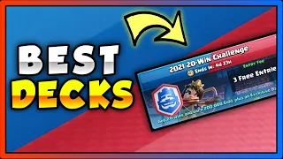 BEST DECK 2021 20-WIN CHALLENGE in CLASH ROYALE | Clash Royale 20 win Challenge 2021 Best Deck