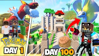 100 DAYS SURVIVE IN MINECRAFT PIXELMON - I REVIVE ALL PRIORITY POKEMONS