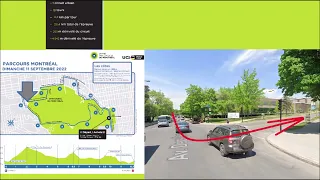 Route Grand Prix Cycliste Montréal