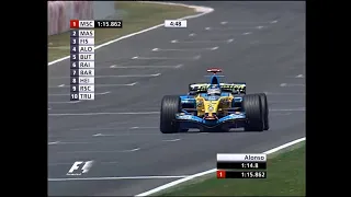 F1 2006 Spanish GP End of Q3 - The last time without the Chicane