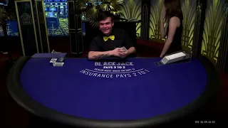 Crazy card dealing and dancing moves