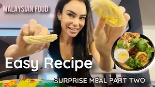 Red Curry Laksa • Easy Malaysian Recipe • SURPRISE MEAL PART TWO