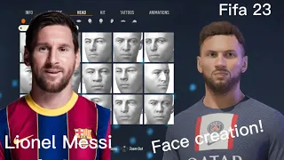 Fifa 23 - Messi pro clubs face creation!