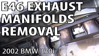 BMW E46 Exhaust Removal DIY #m54rebuild 4