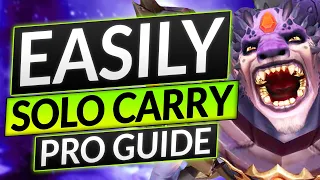 The ONLY WAY to SOLO CARRY as SUPPORT - Lion FINGERS Everyone - Dota 2 Guide