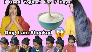 I Used Yoghurt Everyday For 7 Days & I couldn't Believe What Happened To My Hair