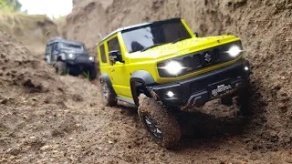 Новый Suzuki Jimny ехал не хуже LR Defender на бездорожье! RC OFFroad 4x4