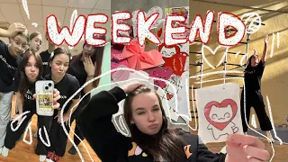 weekend vlogg  🥲 волейбол, лазертаг, 14 февраля