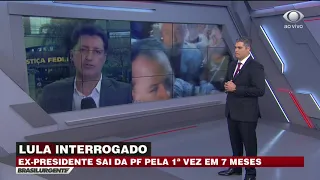Lula sai da PF pela primeira vez para ser interrogado