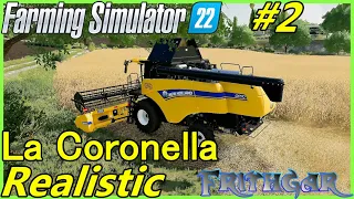 Let's Play FS22, La Coronella Realistic #2: Chopping Oats!