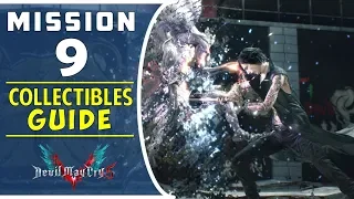 Location of All Collectibles in Mission 9 | Blue & Purple Orb Fragments | Devil May Cry 5