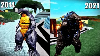 Evolution Of Titanus Godzilla In Kaiju Kewl