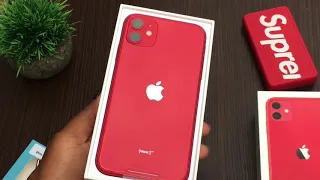 Unboxing IPHONE 11 "Product Red" BY A Sneakerhead!