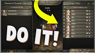 DO THIS To Level Charm in Bannerlord ! (Quick Guide)