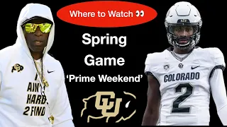 😎Where to Watch - Colorado Spring Game😎