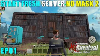 [DAY01] NEW FRESH SERVER , HARD TO GET MASK LEVEL2 | EP01 | LAST DAY RULES SURVIVAL HINDI GAMEPLAY