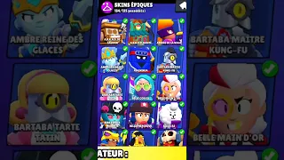 IL ME MANQUE 1 SKIN 😭 (439/440) dans BRAWL STARS #shorts