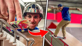 ON REPRODUIT LES FIGURES QU'ON FAIT EN FINGER SKATE ! Ft @JosephGarbaccio