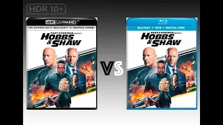 ▶ Comparison of Fast & Furious Presents: Hobbs & Shaw 4K (2K DI) HDR10+ vs Regular Version