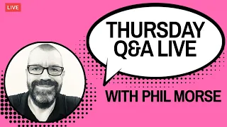 Thursday DJ Q&A Live with Phil Morse - Using FX, club standard, streaming...