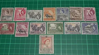 The 1954 KUT Definitives #philately #stamps #stampcollecting