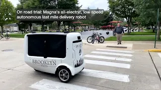 Magna Debuts Last-Mile Delivery Robot