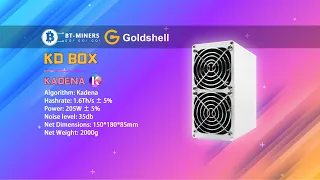 Goldshell KD-Box 1.6Th/s KDA Miner Setup