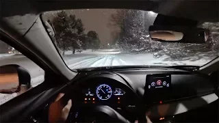 2018 Mazda CX-3 - POV Winter Driving Impressions (Binaural Audio)
