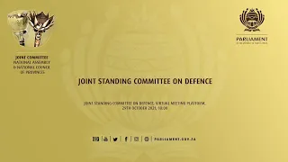 Joint Standing committee on Defense, 29th October 2021