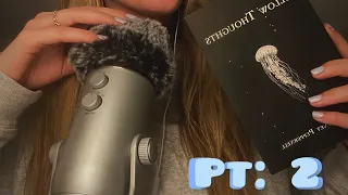 ASMR | reading poetry + fluffy mic scratching