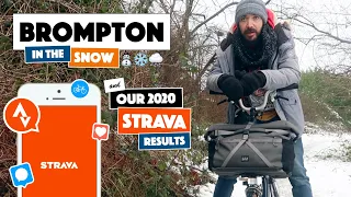Snowday on the Brompton & our 2020 Strava Results - Brompton and E-Bike
