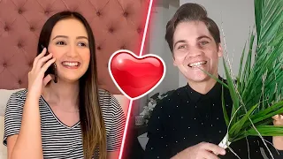 Cita romántica en línea || 100 ideas para citas // LUCCAS TOON en Español - LUCCAS NETO