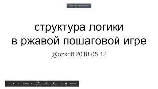 "Структура логики в ржавой пошаговой игре" (2018-05-12)