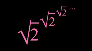 An Infinite Tower of Exponents with sqrt(2)