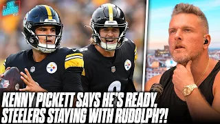Kenny Pickett Seems NOT HAPPY With Steelers QB Situation... | Pat McAfee Reacts