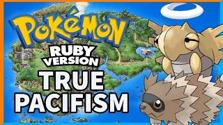 Can you beat Pokemon Ruby as a true pacifist?  (No Damaging Moves)