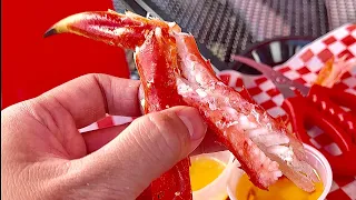 KETCHIKAN CRAB & GO RED KING Crab Restaurant Review @ KETCHIKAN WHARF ALASKA USA 🇺🇸