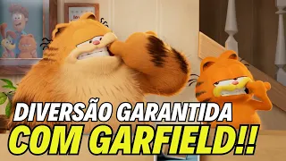 GARFIELD: FORA DE CASA é um filme divertido para ver com seus filhos